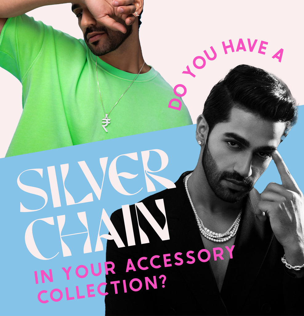 silver chains for men