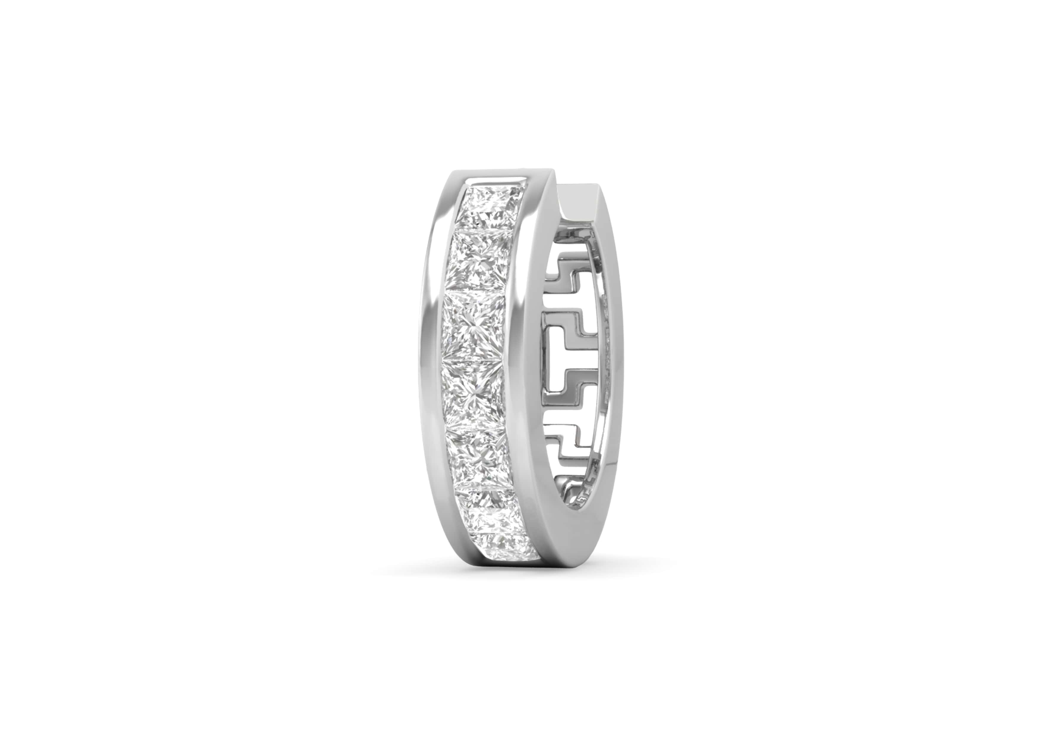 Radiant Flux Mini Silver Hoop Earring For Men ORIONZ