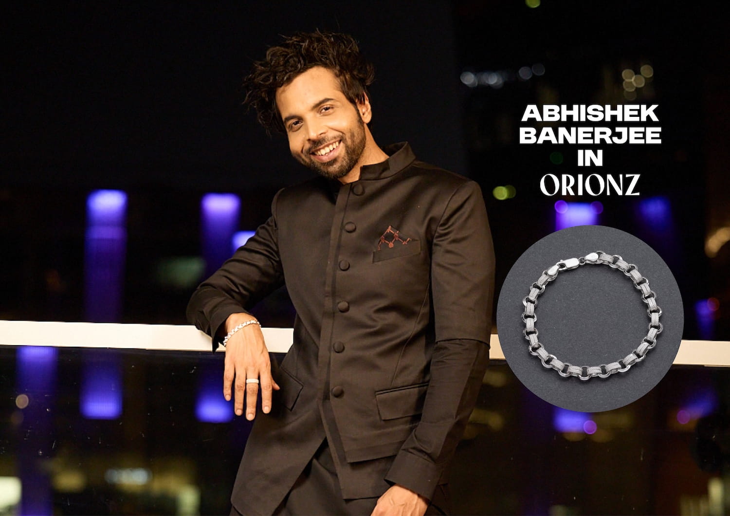 Solid Weave Cable Link Silver Bracelet By Orionz Jewels
