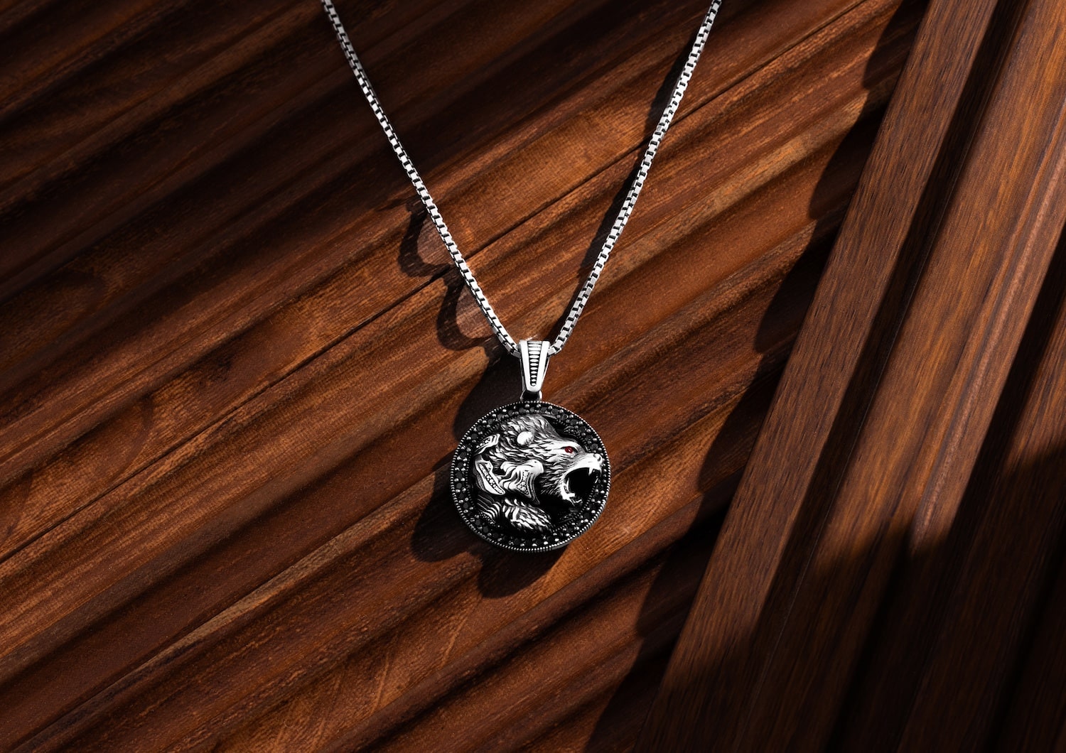 Explore and Buy Alpha Wolf Pendant for Men Orionz Jewels