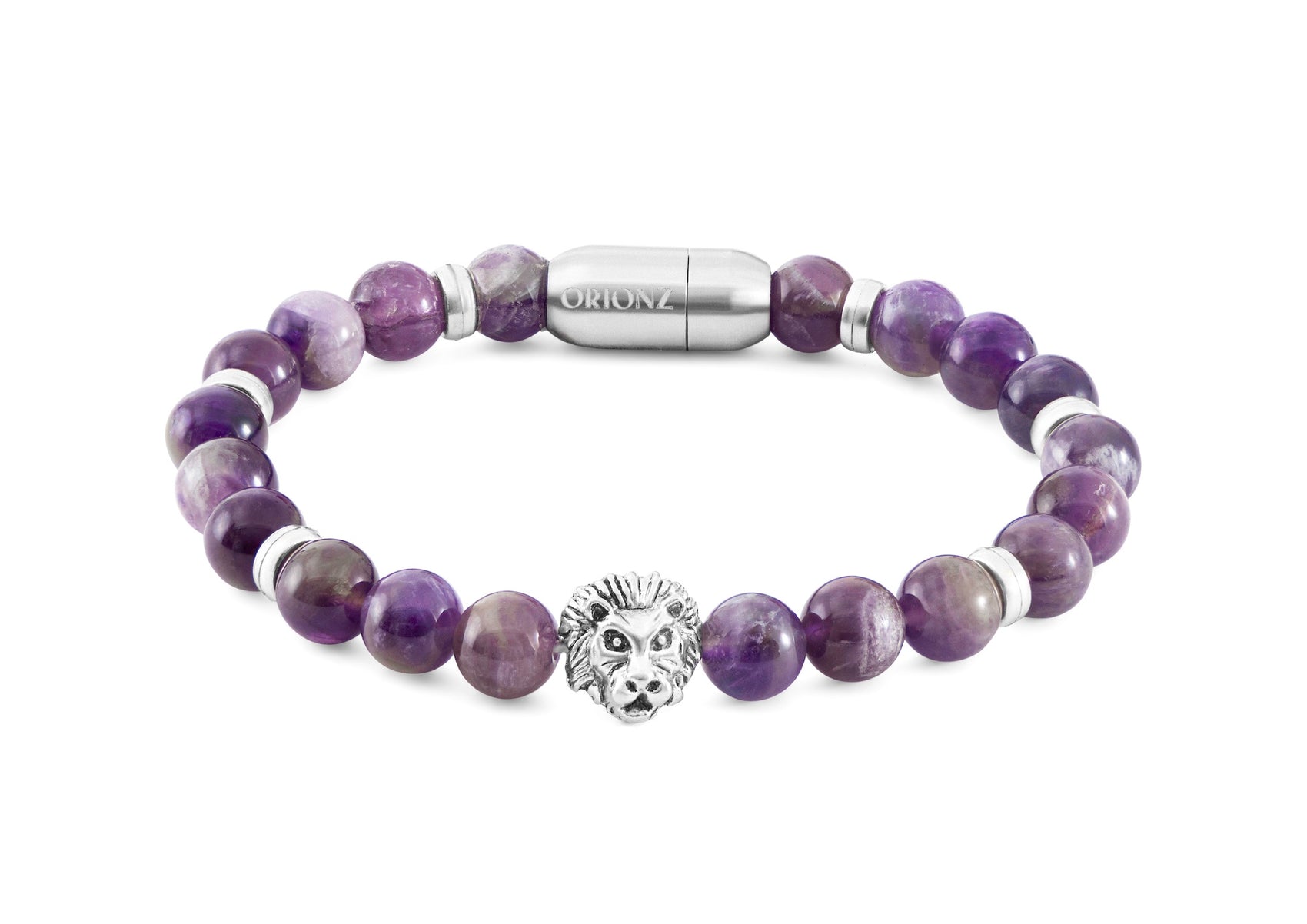 Amethyst Lion Magnetic Bracelet