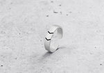 Arrow Band Silver Ring