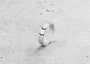 Arrow Band Silver Ring
