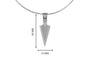 Arrowhead Oxidised Pendant For Men By Orionz Jewels