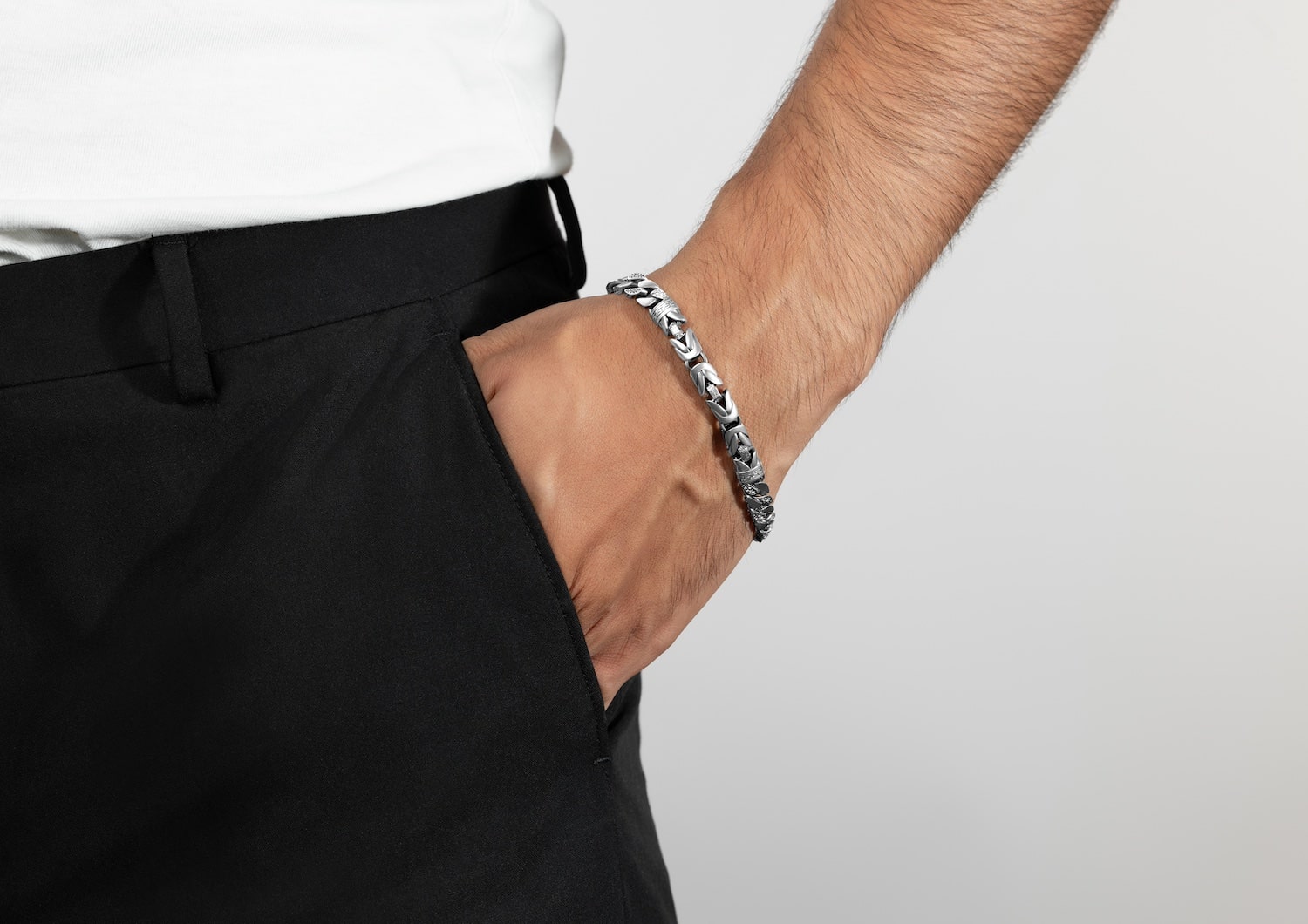 Bali Byzantine Cuban Bracelet For Men By Orionz Jewels