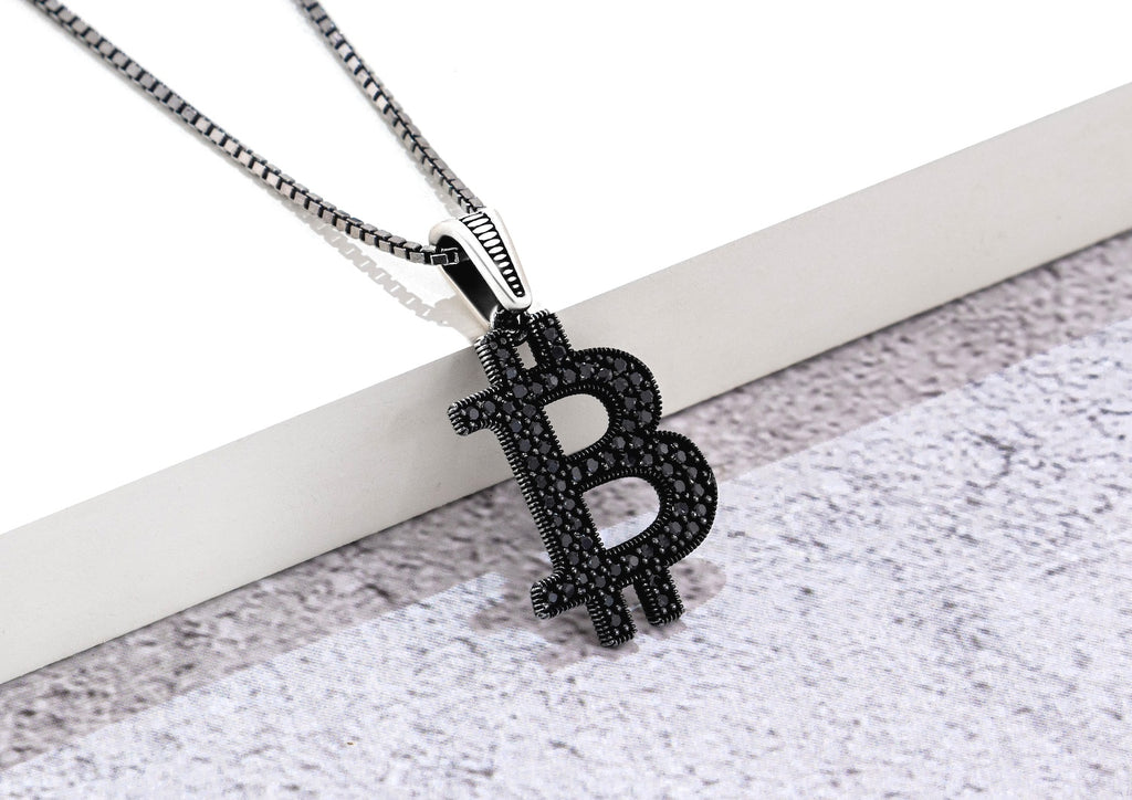 Bitcoin Monogram Pendant By Orionz Jewels