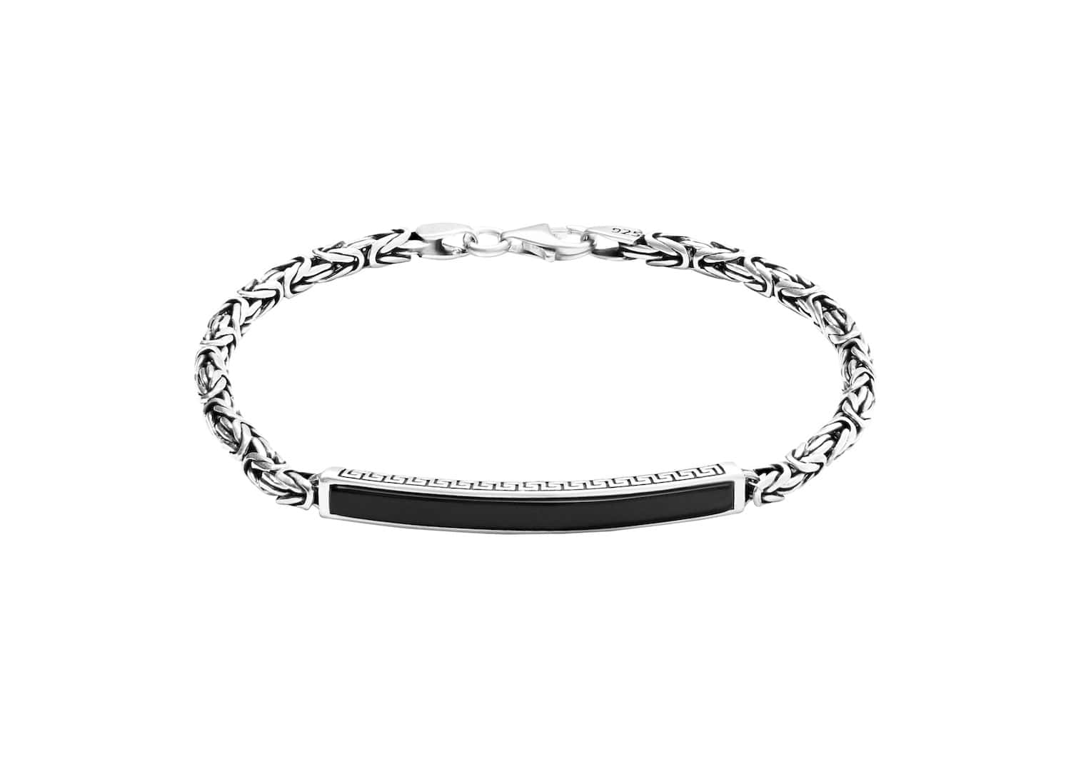 Black Curve Bracelet For Boys By Orionz Jewels