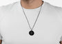 Black Iced Bitcoin Pendant By Orionz Jewels