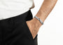 Black Iced Cuban Link Bracelet For Men By Orionz Jewels