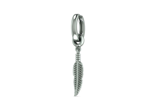 Boho Feather Dangle Earring For Men By Orionz Jewels