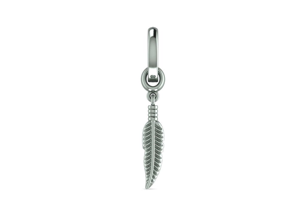 Boho Feather Drop Earring for Men By Orionz Jewels