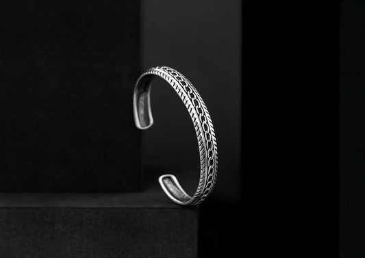 Chainline Cuff Kada For Men By Orionz Jewels