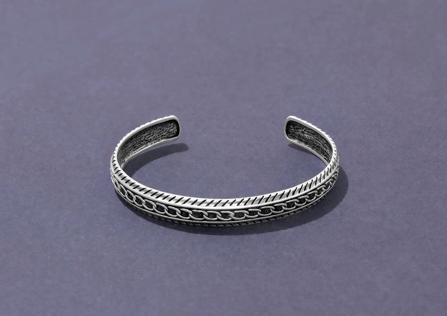 Chainline Cuff Kada For Men By Orionz Jewels