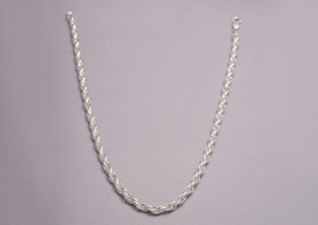 Chunky Rope Silver Link Chain For Men By Orionz Jewels