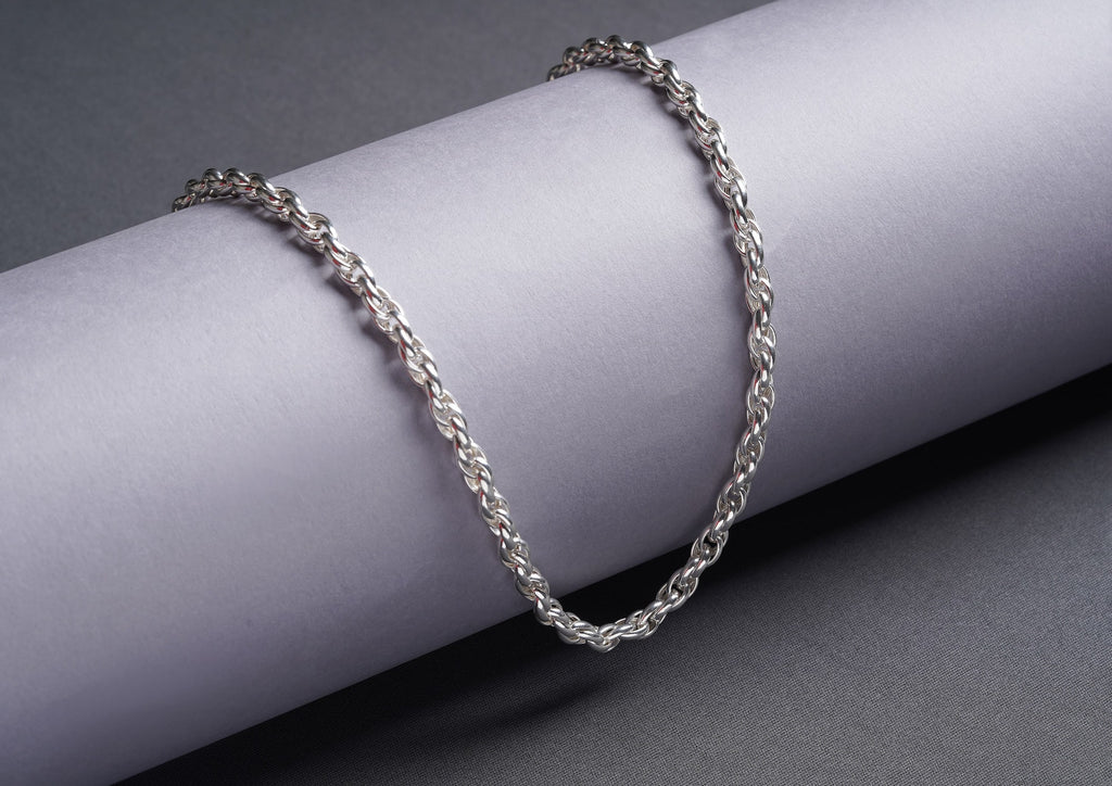 Chunky Rope Silver Link Chain For Men By Orionz Jewels