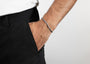 Classic Box Link Silver Bracelet By Orionz Jewels