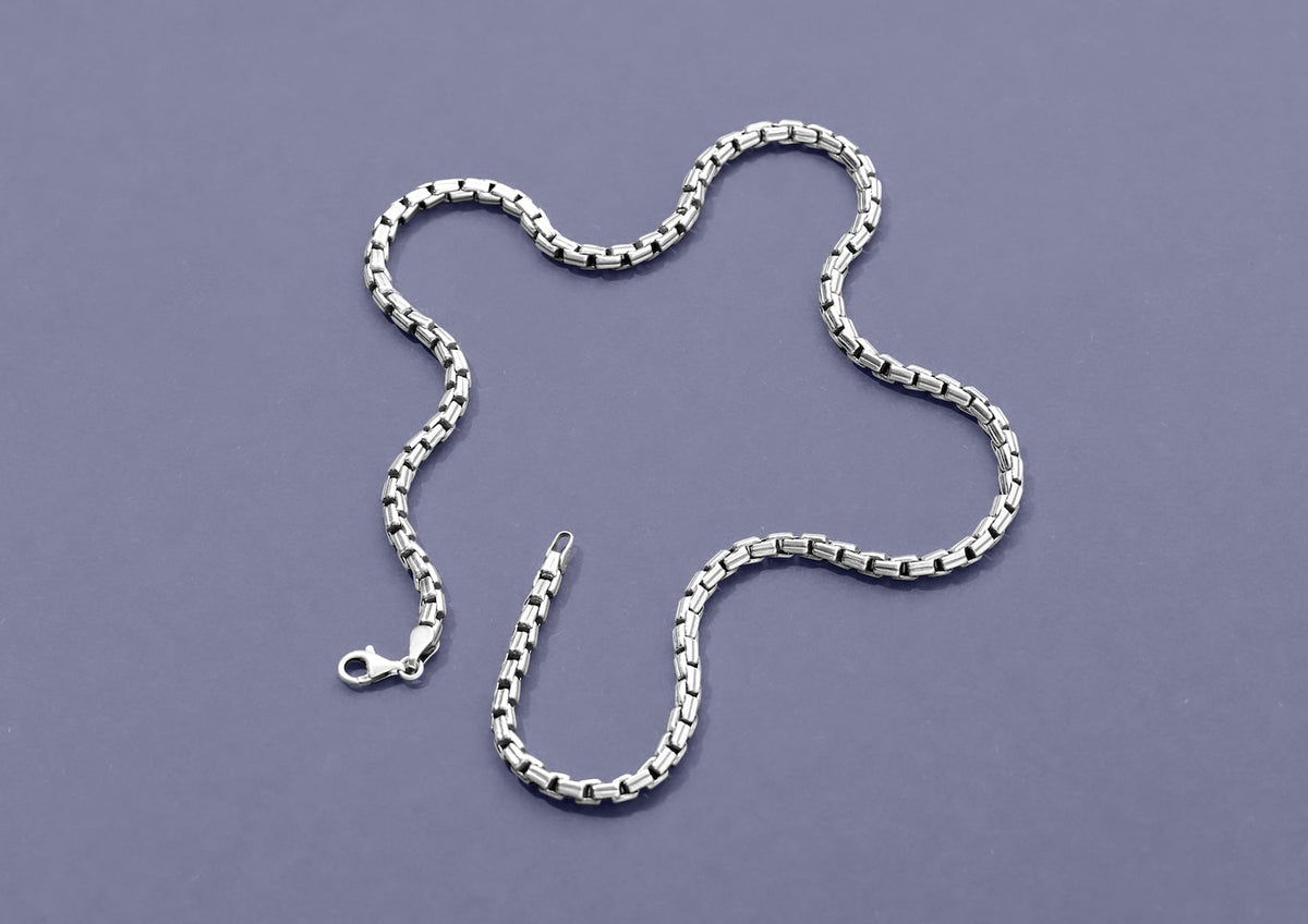 Classic Box Link Chain For Gents By Orionz Jewels