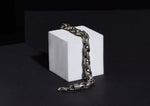 Cosmic Chant Oxidised Silver Bracelet For Men By Orionz Jewels