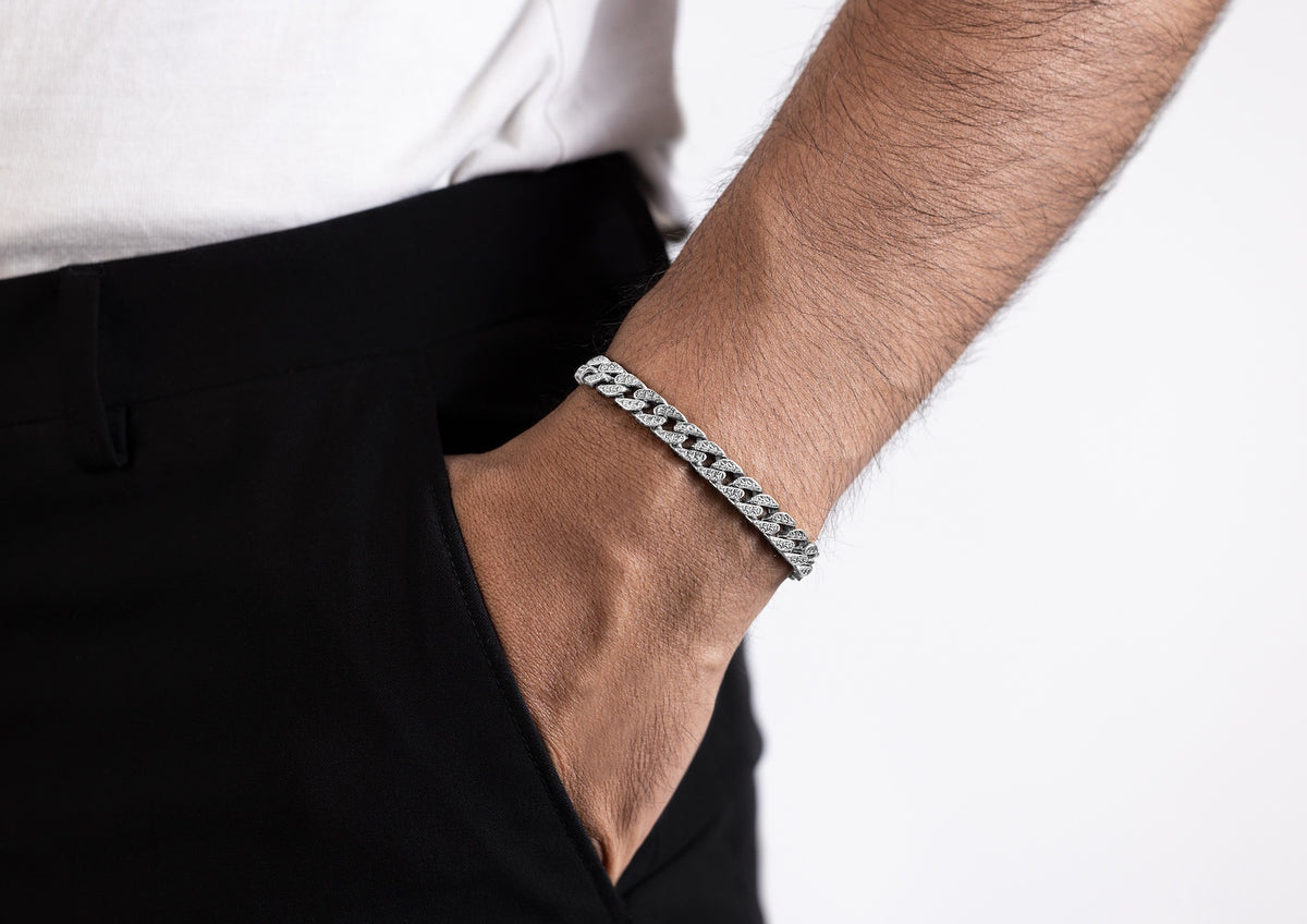 Cuban Code Men's Bracelet By Orionz Jewels