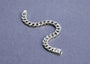 Dragon Textured Cuban Link Bracelet In Oxidised Silver By Orionz Jewels