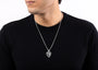 Eagle Shield Silver Pendant And Locket For Men By Orionz Jewels