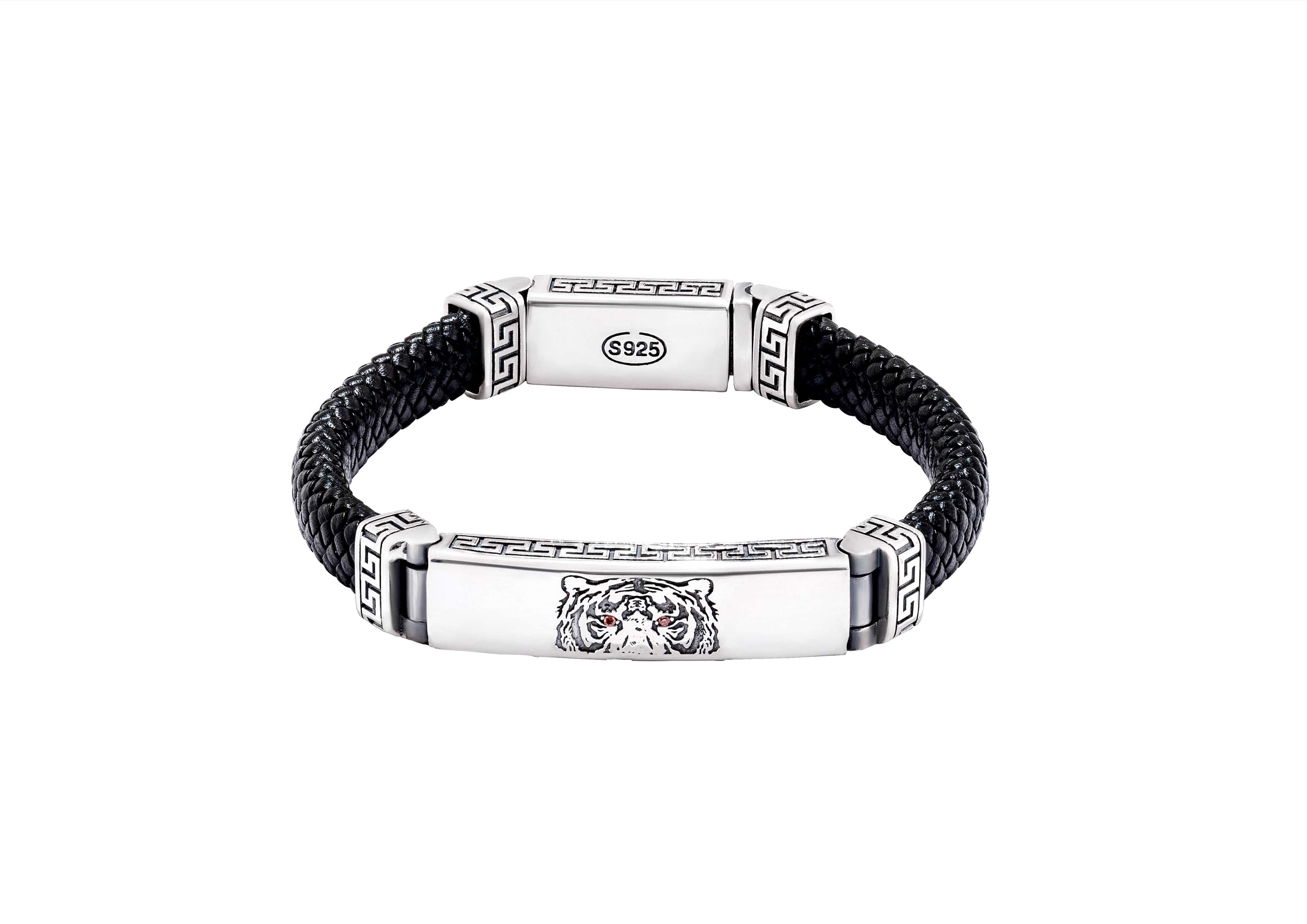 Eye Of The Tiger Wrist Band For Men By Orionz Jewels
