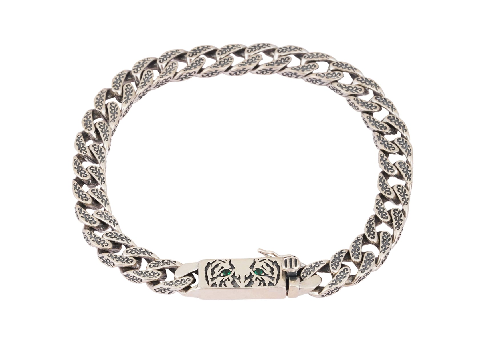 Eye Of The Tiger Men Silver Bracelet By Orionz Jewels