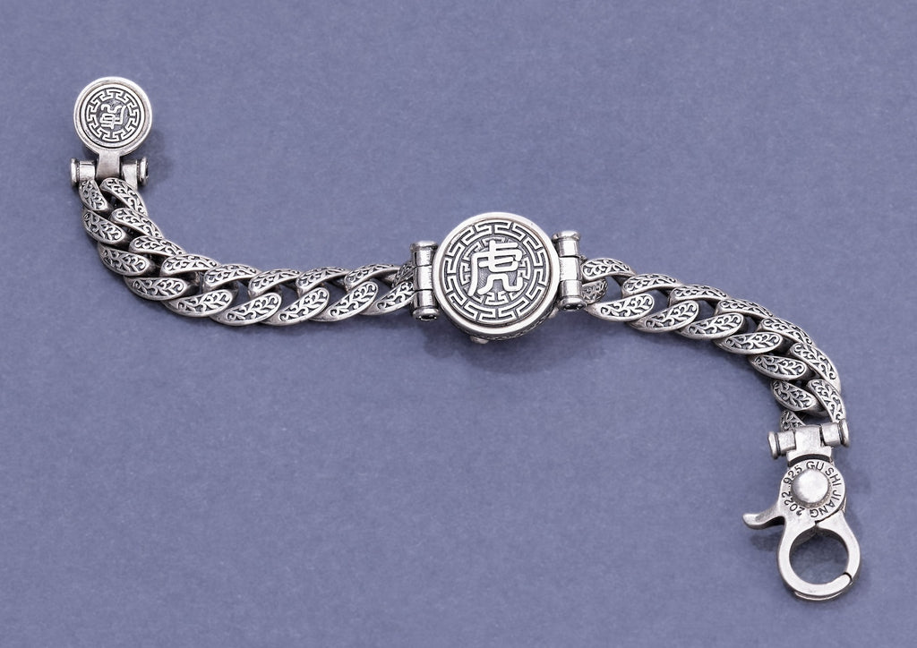 Fearless Tiger Rotating Bracelet For Men By Orionz Jewels