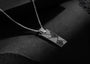 Geometric Obsidian Dog Tag By Orionz Jewels