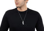Geometric Obsidian Dog Tag By Orionz Jewels