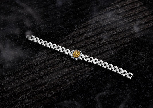 Golden Throne Bracelet For Men By Orionz Jewels