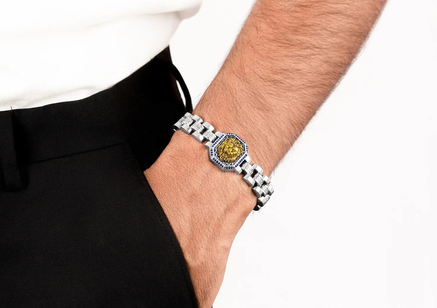 Golden Throne Bracelet For Men By Orionz Jewels