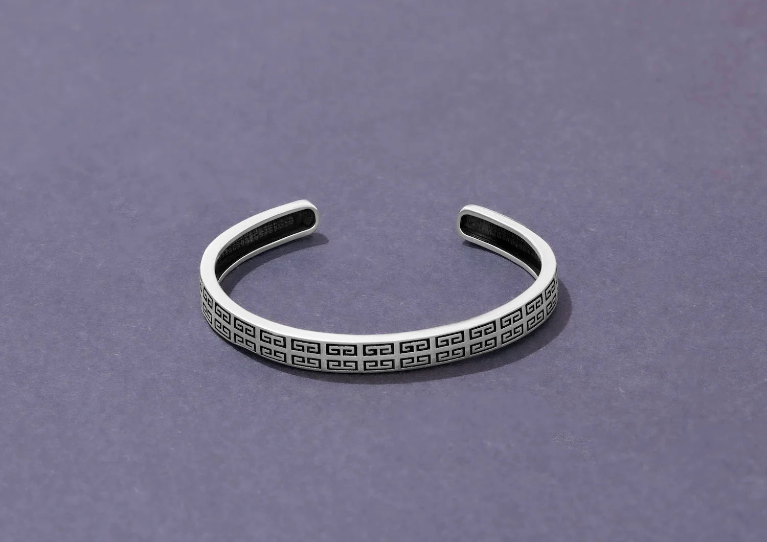 Greco Edge Cuff Bracelet For Men By Orionz Jewels