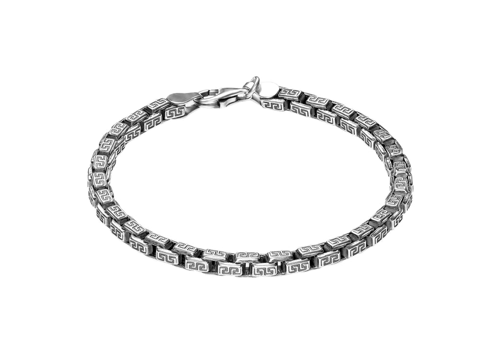Greek Key Box Bracelet For Men By Orionz Jewels