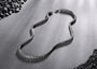 Greek Key Oxidised Box Chain For Men By Orionz Jewels