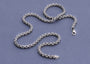 Greek Key Oxidised Box Chain For Men By Orionz Jewels