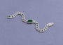 Green Stone Cuban Bracelet For Men By Orionz Jewels