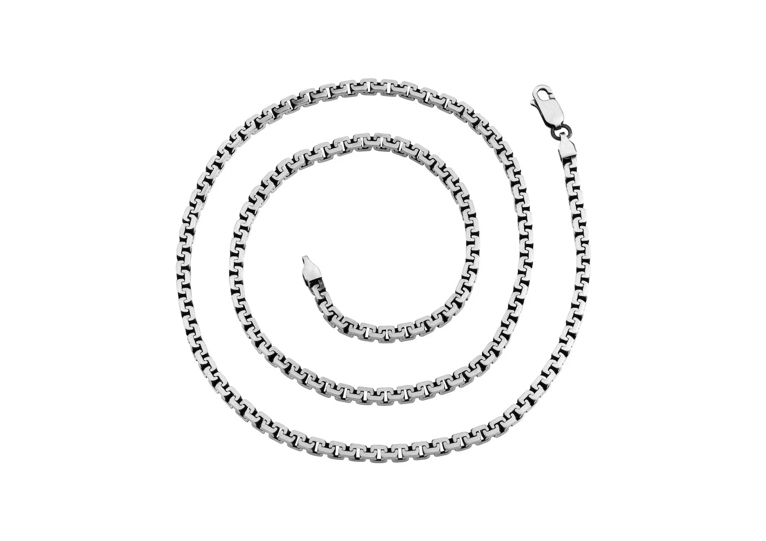 Gridlink Silver Chain For Men By Orionz Jewels