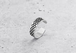 Gridlock Silver Band