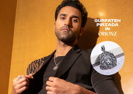 Mufasa Pendant In Oxidised Silver By Orionz Jewels