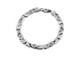 Hexa Crown Bracelet For Men In Green Stone
