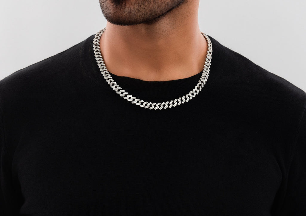 Iced Out Cuban Link Neck Chain By Orionz Jewels