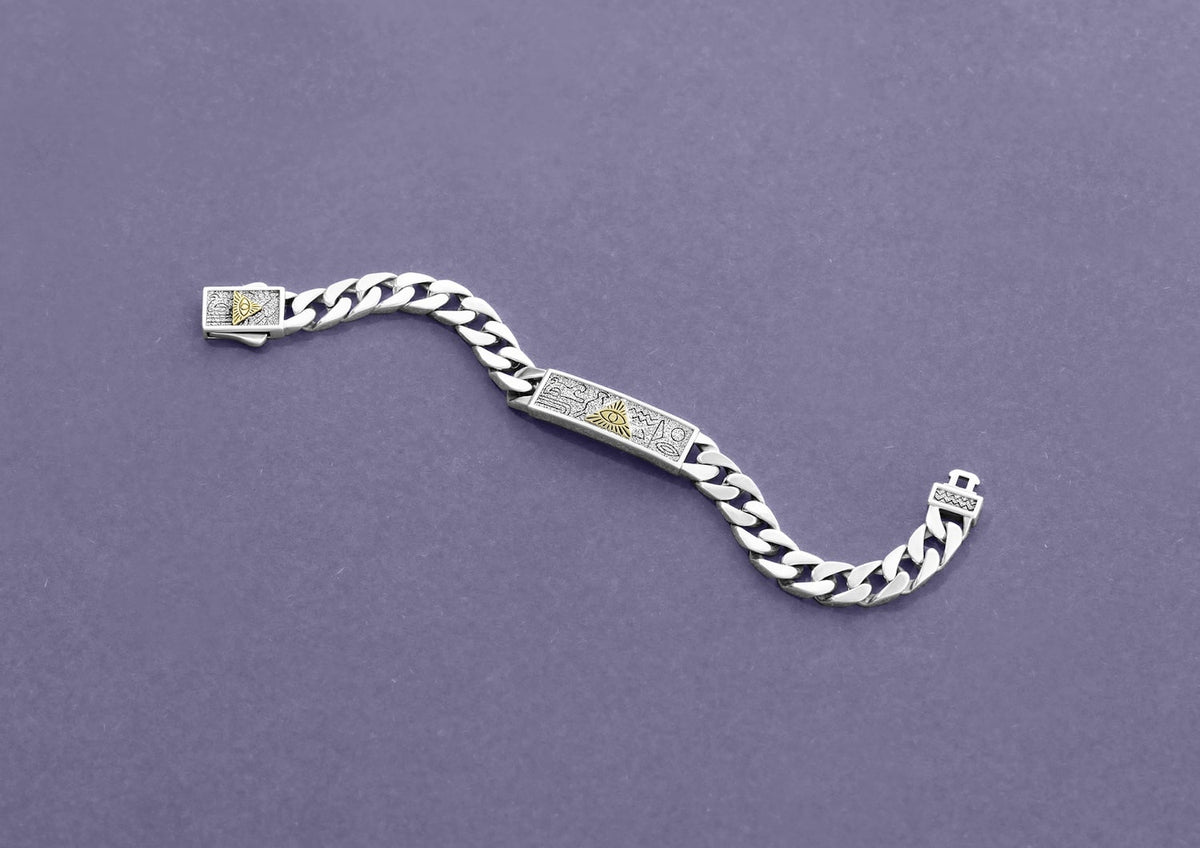 Illuminati Cuban Bracelet For Gents By Orionz Jewels
