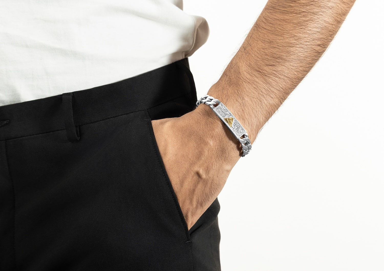 Illuminati Cuban Bracelet For Gents By Orionz Jewels