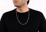 Indigo Crown Link Chain For Men By Orionz Jewels