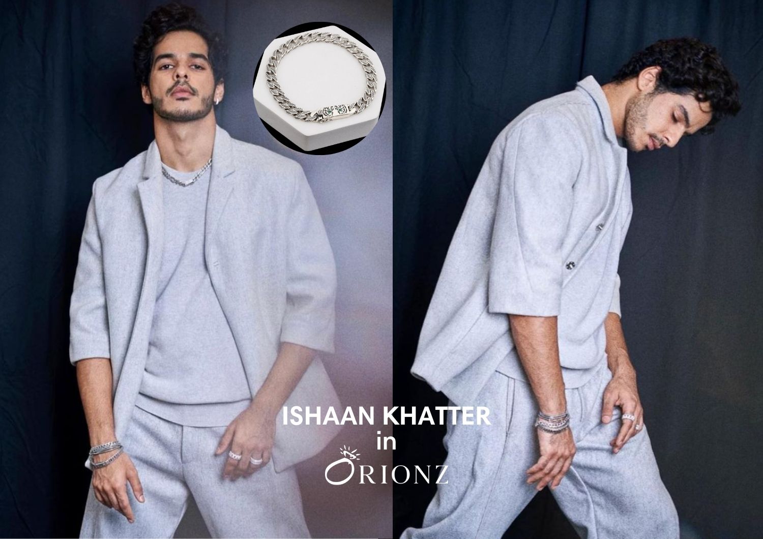 Eye Of The Tiger Men Silver Bracelet By Orionz Jewels