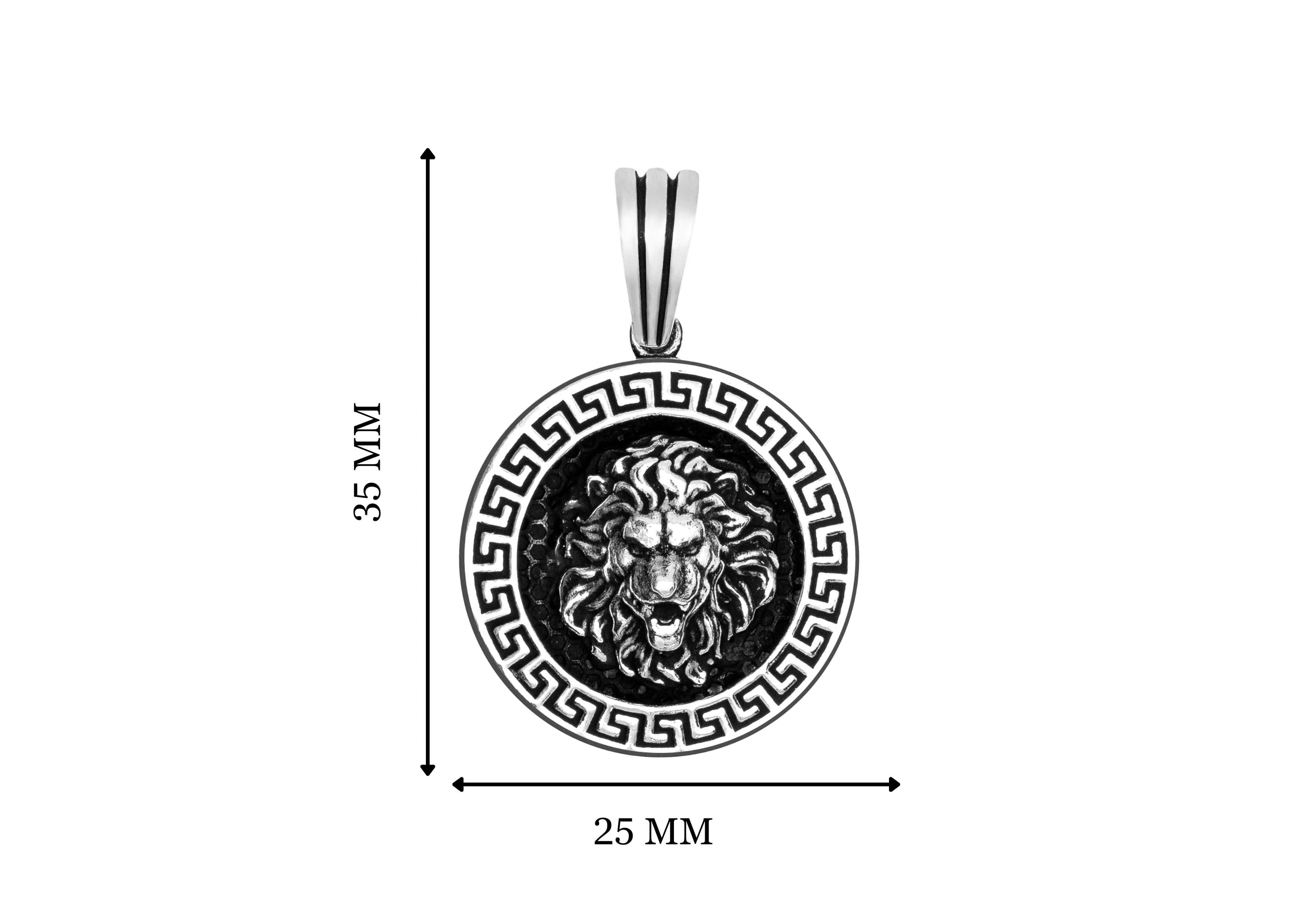 King Of The Jungle Silver Pendant By Orionz Jewels