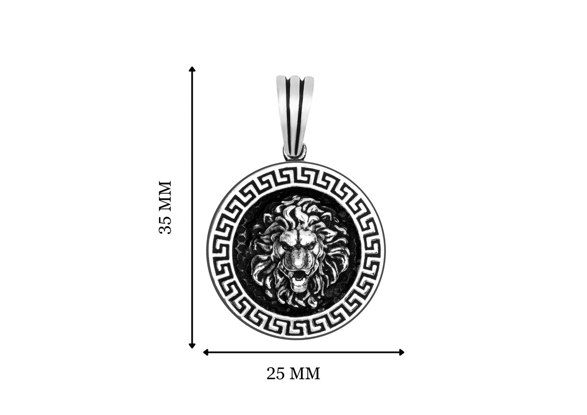 King Of The Jungle Silver Pendant By Orionz Jewels