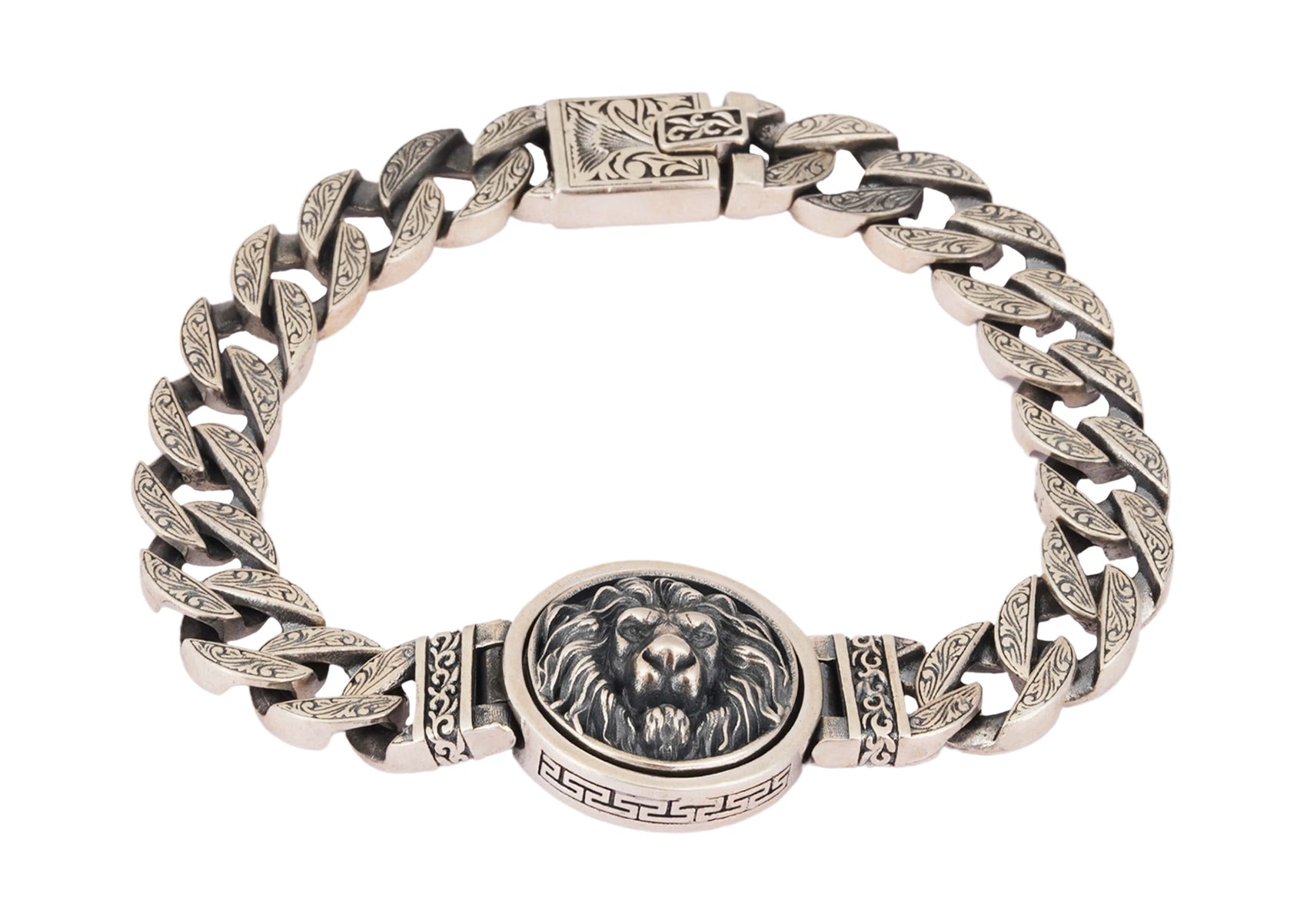 King Of The Jungle Silver Bracelet For Men By Orionz Jewels