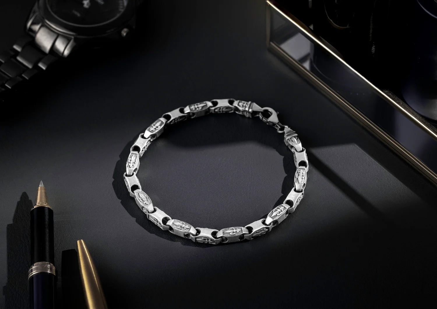 Knight's Crest Bracelet For Men By Orionz Jewels